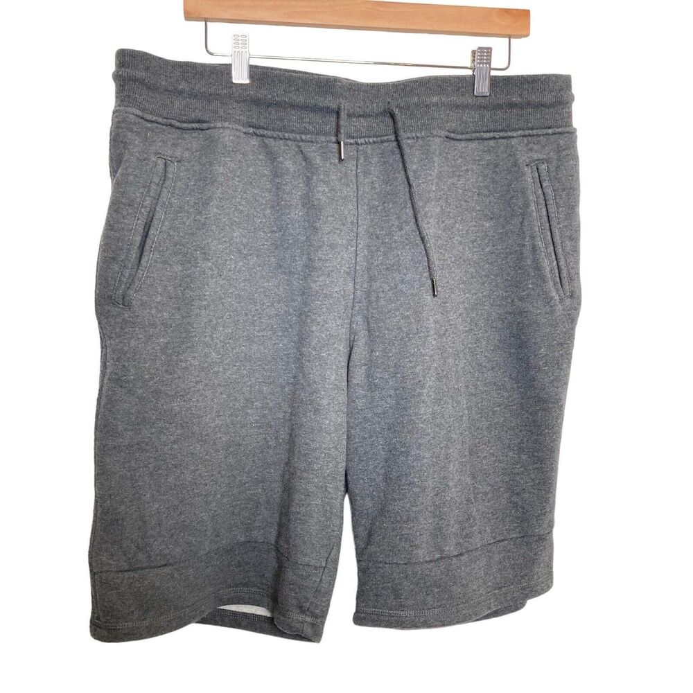 Unbranded Sweat Shorts Thick Fleece Pockets Drawstring Elastic Waist Mens 2XL